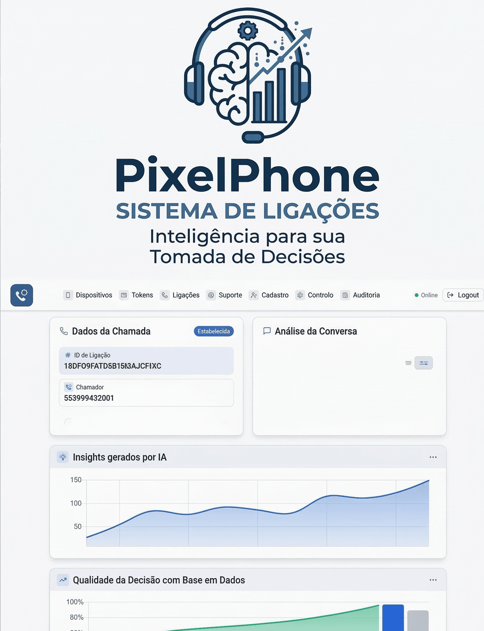 Screenshot do projeto PixelPhone